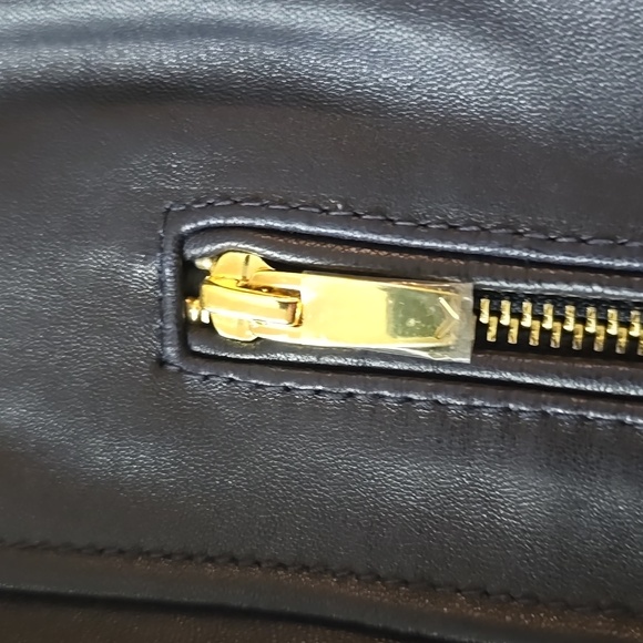 Via Spiga Mixed Media Leather Moto Jacket - Picture 7 of 17